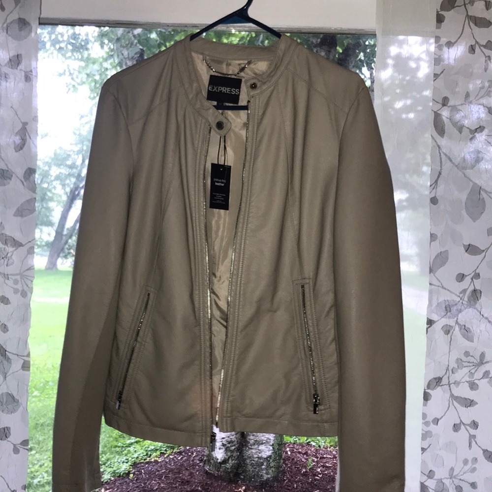 Express leather jacket